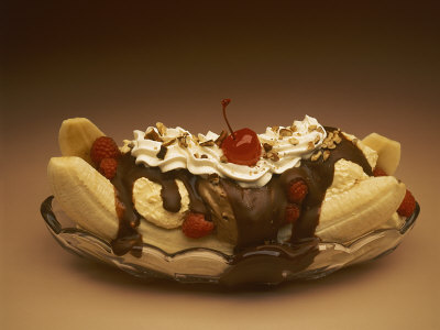 Chocolate Banana Split.