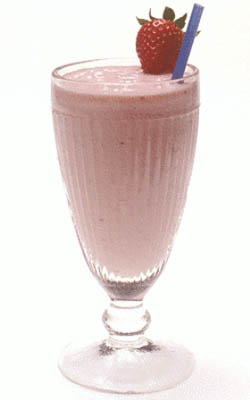Milk Shake de Frutillas